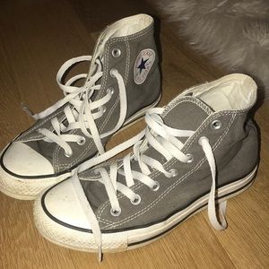 women’s size 8 grey converse